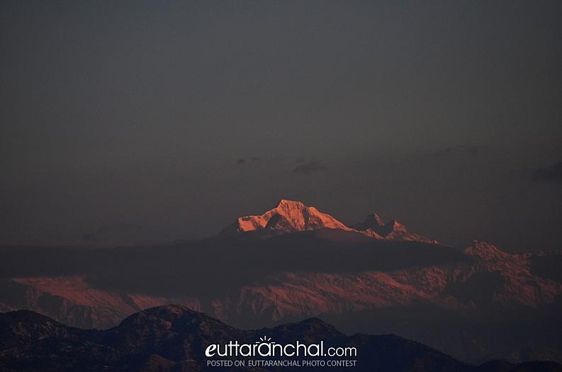 As the first rays of sun kiss the Kedarnath peaks