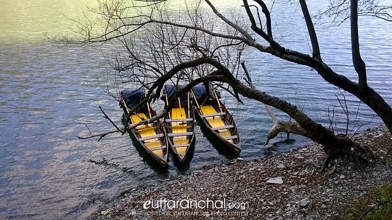 boats in Nainital lake