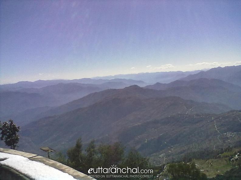 beautiful hill view from chandrabadni mandir