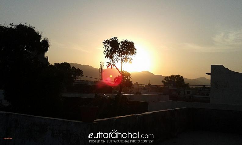 Sunrise from Haldwani